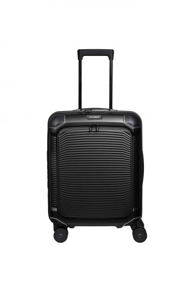 Travelite Millennium Trolley 4w S F. Pocket Black #1