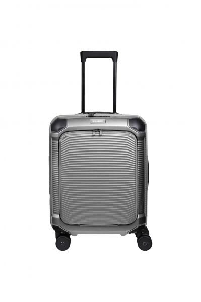 Travelite Millennium Trolley 4w S F. Pocket Silver #1