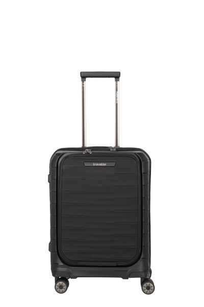 Travelite Mooby 4w Trolley S Vortasche Schwarz #1