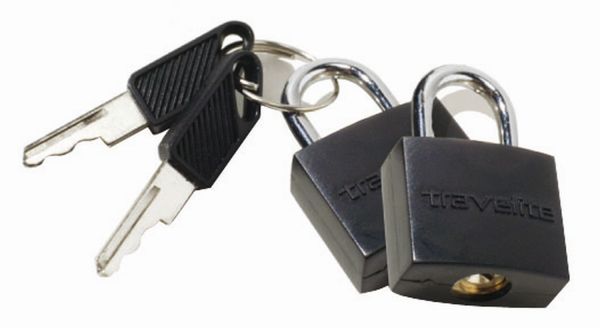 Travelite Schlüsselschloss 2-er Pack Schwarz
                                                    