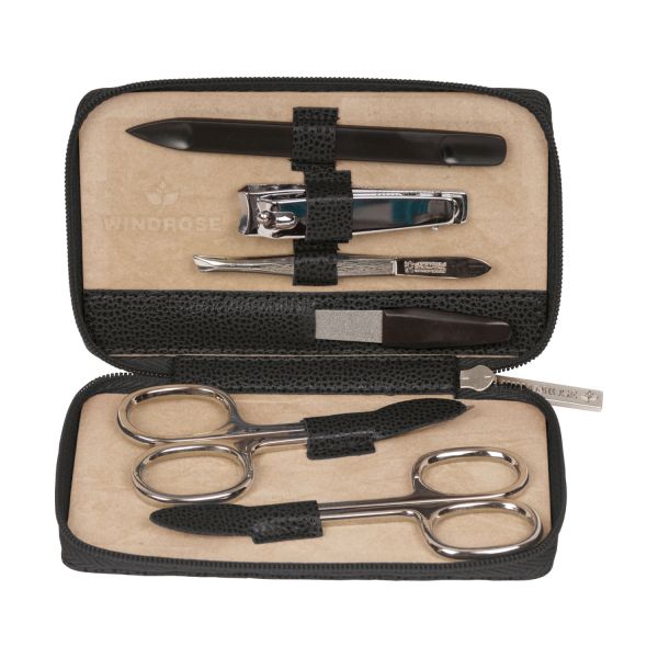 Windrose Reißverschluß-Manicure Beluga Schwarz
                                                    