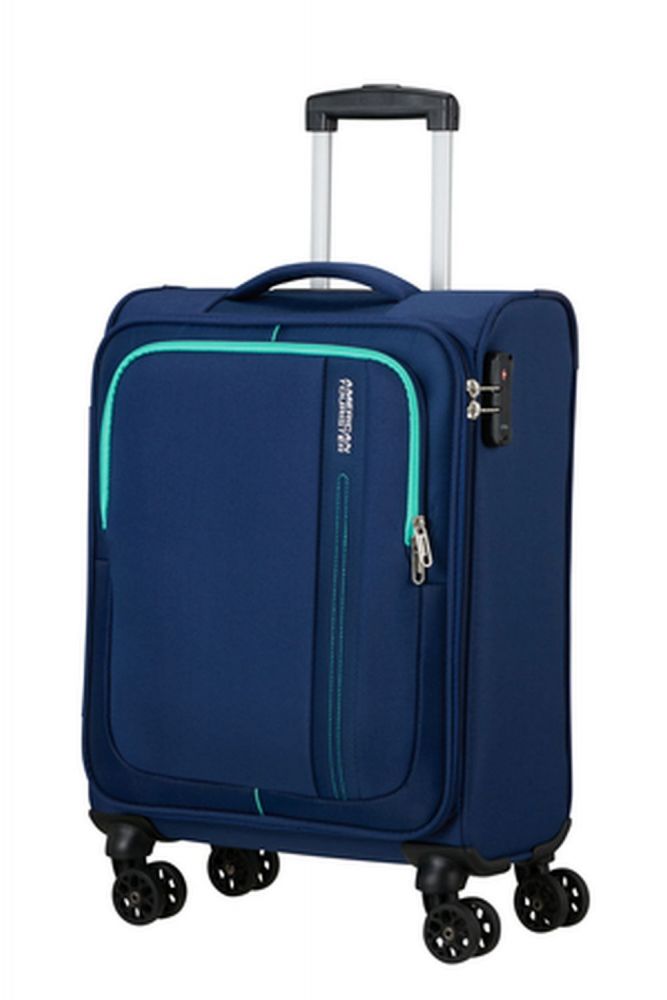 American Tourister Sea Seeker Spinner 55/20 Tsa 55 Combat Navy #2