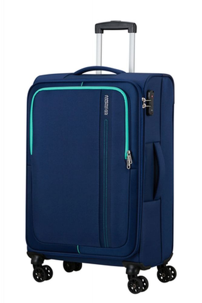 American Tourister Sea Seeker Spinner 68/25 Tsa 68 Combat Navy #2