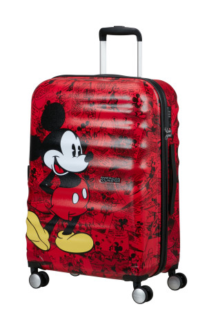 American Tourister Wavebreaker Disney Spinner 67/24 Tsa Disney Fl Mickey Comics Red #2