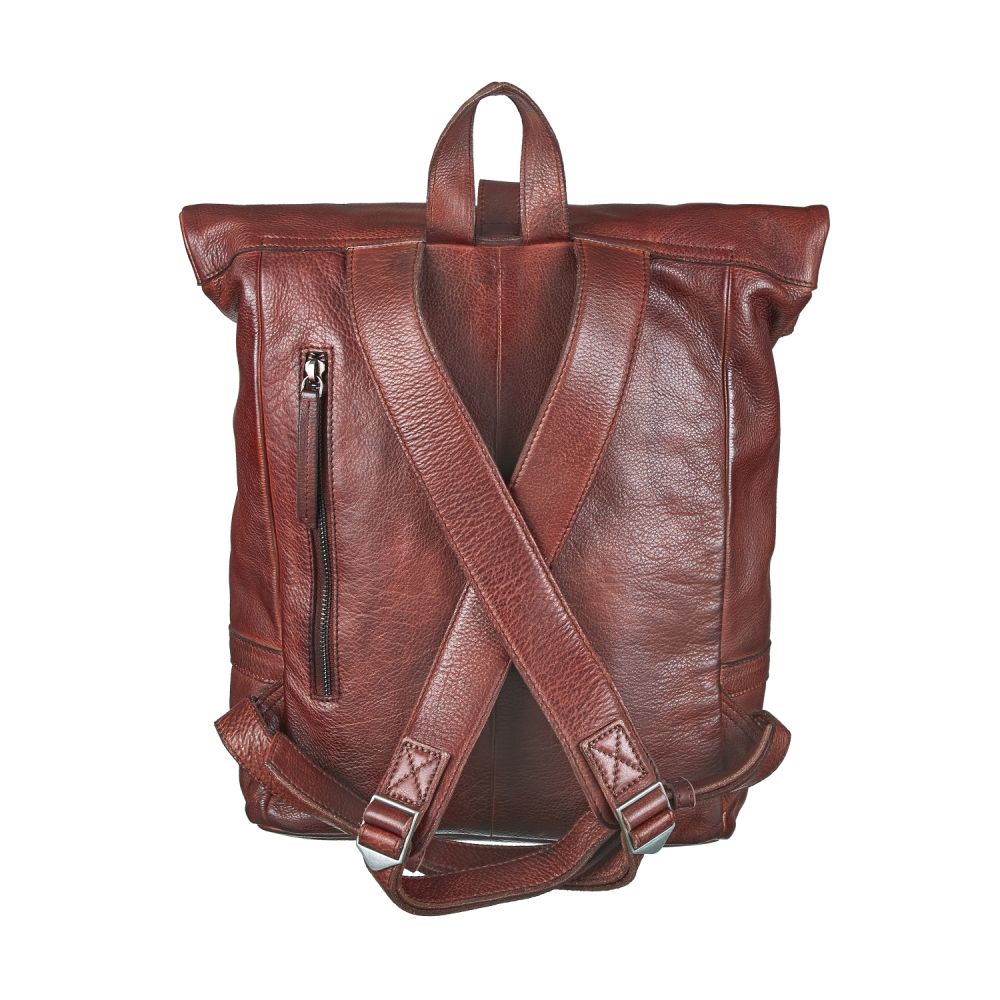 Bull Hunt Rolltop Backpack Rucksack cognac #2