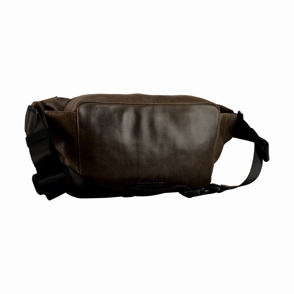 Leonhard Heyden Porto Crossbag Graubraun #2