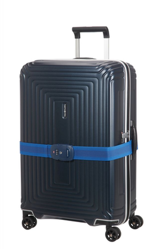 Samsonite Zubehör Koffergurt mit TSA-Schloss  Blau #2