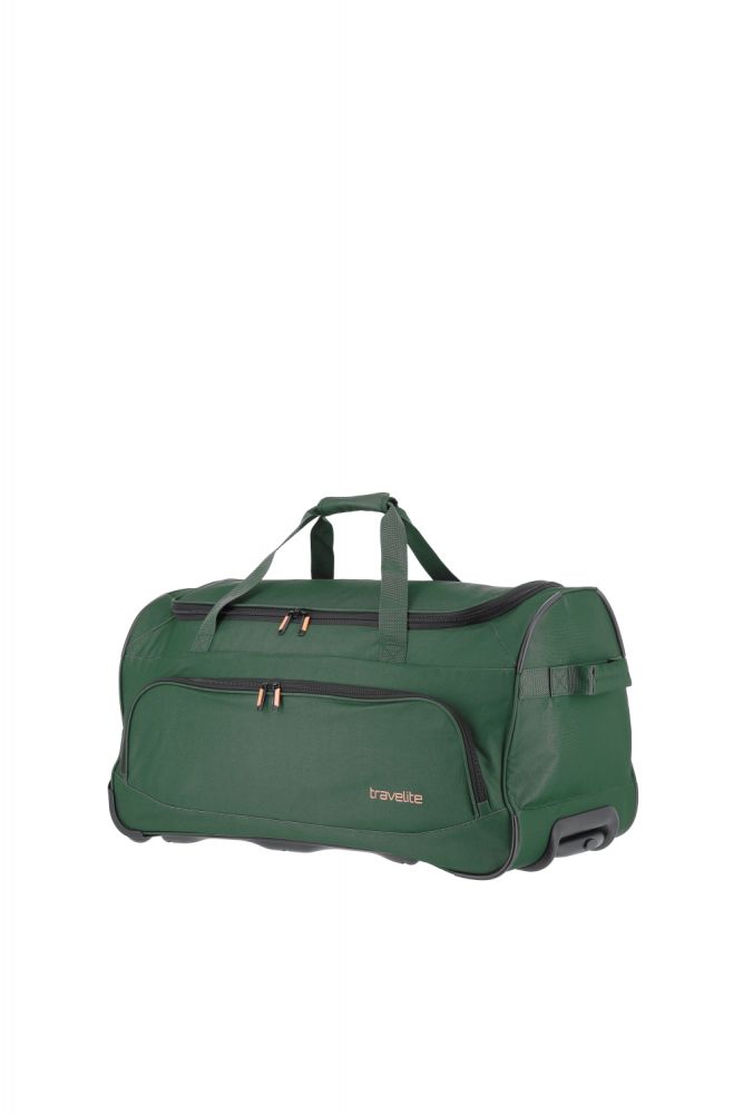 Travelite Basics Fresh Rollenreisetasche 36 Dunkelgrün #2