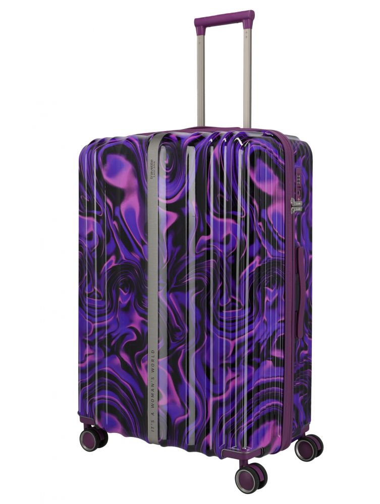 Travelite Lascana Edition 4W L/M/S Kofferset Purple Swirl #2