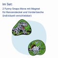Scout Funny Snaps Move 2er Set Magnet Danger Dino #2