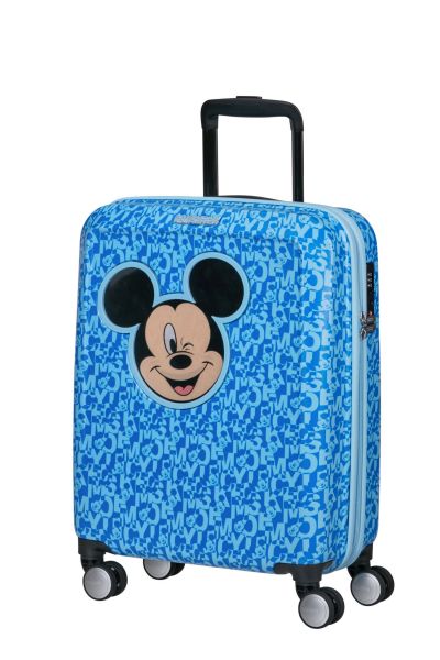 American Tourister Funlight Disney Spinner 55/20 Disney Mickey Lenticular Blue #2