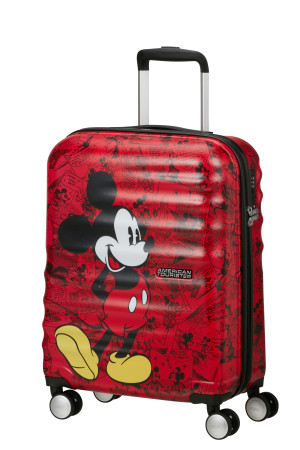 American Tourister Wavebreaker Disney Spinner 55/20 Tsa Disney Fl Mickey Comics Red #2