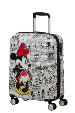 American Tourister Wavebreaker Disney Spinner 55/20 Tsa Disney Fl Minnie Comics White #2