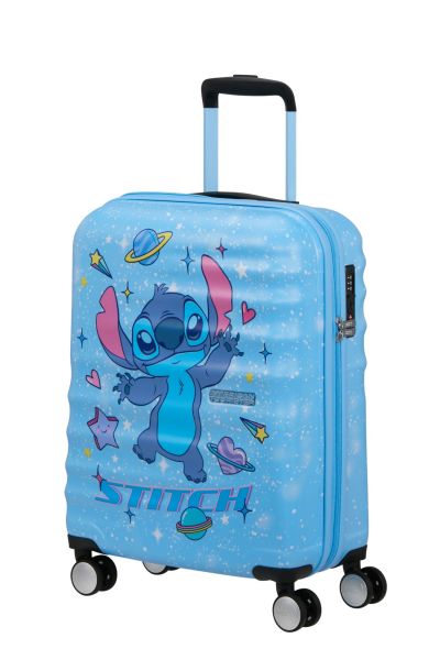 American Tourister Wavebreaker Disney Spinner 55/20 Tsa Disney Fl Stitch Universe #2