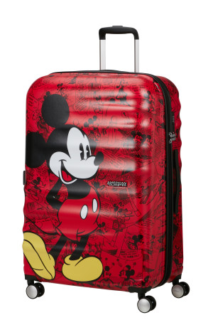 American Tourister Wavebreaker Disney Spinner 77/28 Tsa Disney Fl Mickey Comics Red #2