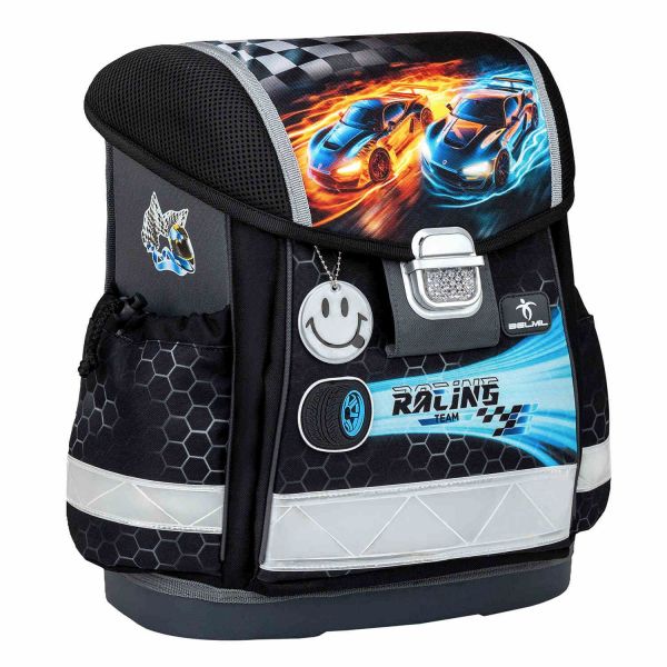 Belmil Mini-Fit ergonomisches Schulranzen-Set 4-teilig Rennauto #2