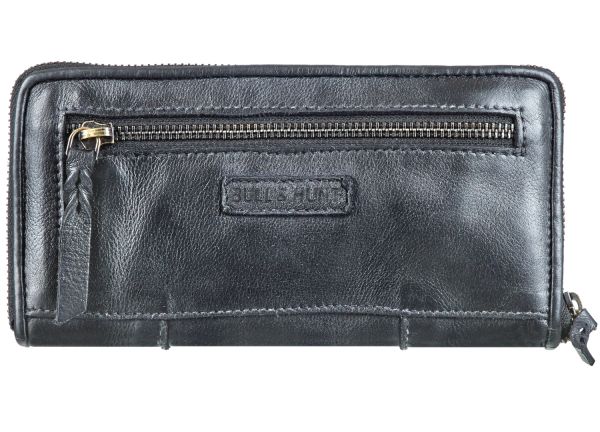 Bull Hunt Zip Wallet-Black #2