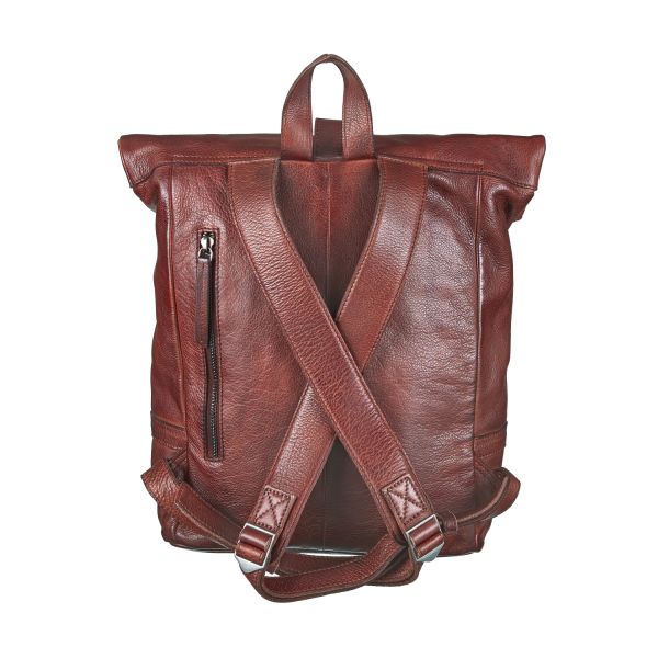 Bull Hunt Rolltop Backpack-Cognac #2