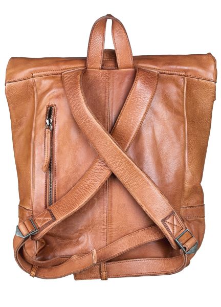 Bull Hunt Rolltop Backpack Tan #2