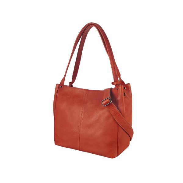 Bull Hunt Shopper Bag-Coral #2