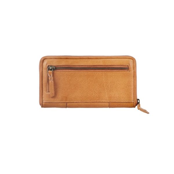 Bull Hunt Zip Wallet-Tan #2