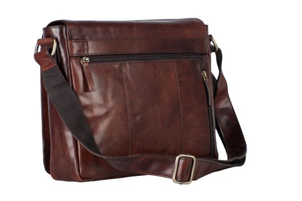 Leonard Heyden Cambridge Umhängetasche M Rotbraun #2