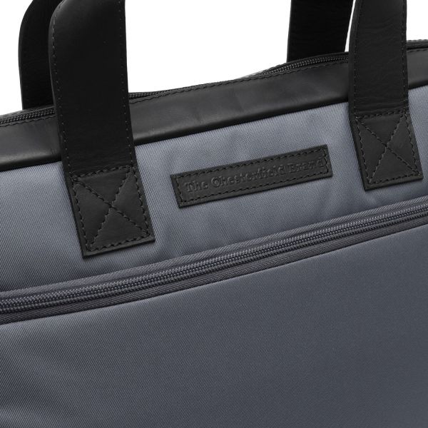 The Chesterfield Brand Narvik Business Bag Light Grey #2