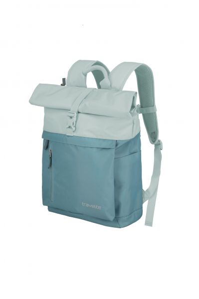 Travelite Basics Rollup Backpack Ice Blue #2