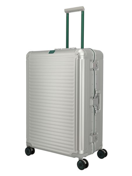 Travelite Next 4w Trolley L Silber-Grün #2
