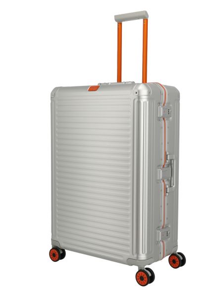 Travelite Next 4w Trolley L Silber-Orange #2