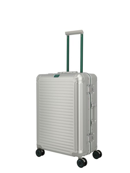 Travelite Next 4w Trolley M Silber-Grün #2