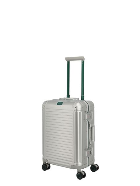 Travelite Next 4w Trolley S Silber-Grün #2