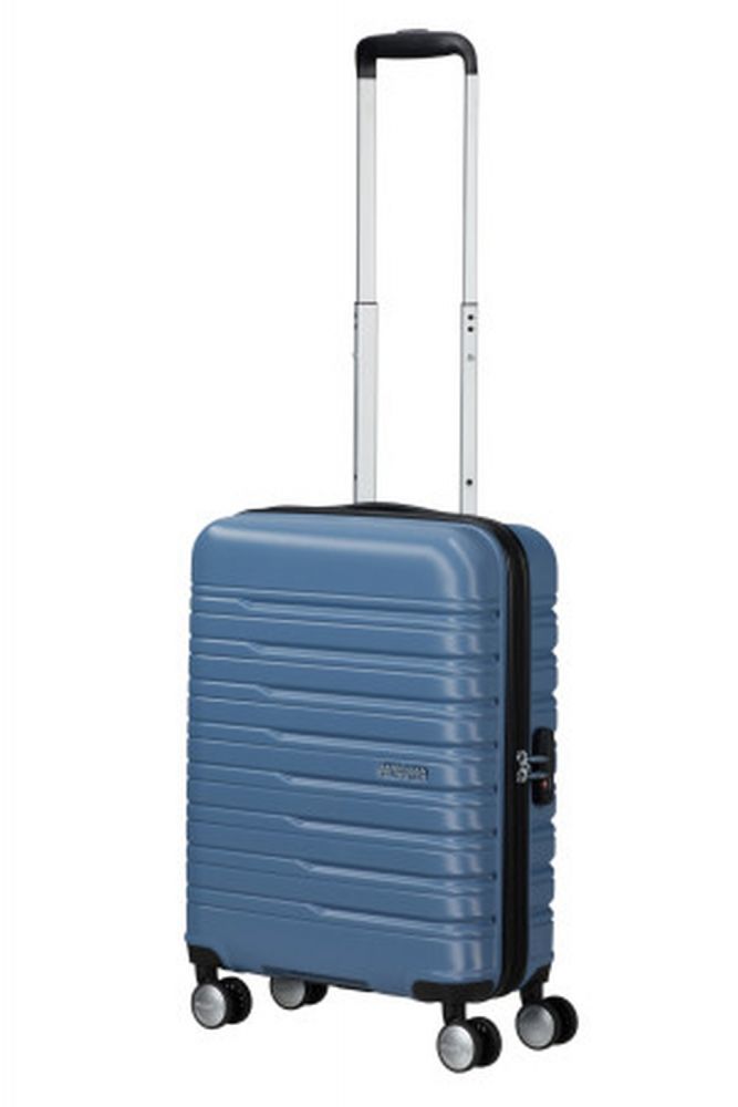 American Tourister Flashline Spinner 55/20 Tsa Coronet Blue #3