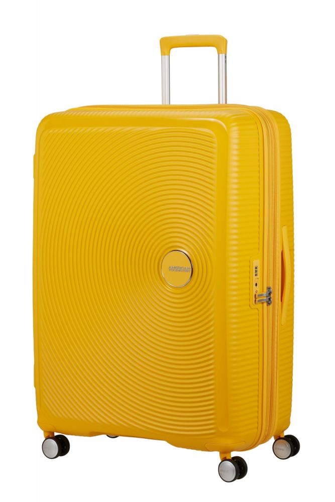 American Tourister Soundbox Spinner 80/30 Tsa Exp Golden Yellow #3