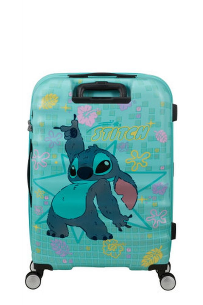 American Tourister Wavebreaker Disney Spinner 67/24 Tsa Disney Fl Stitch Flower #3
