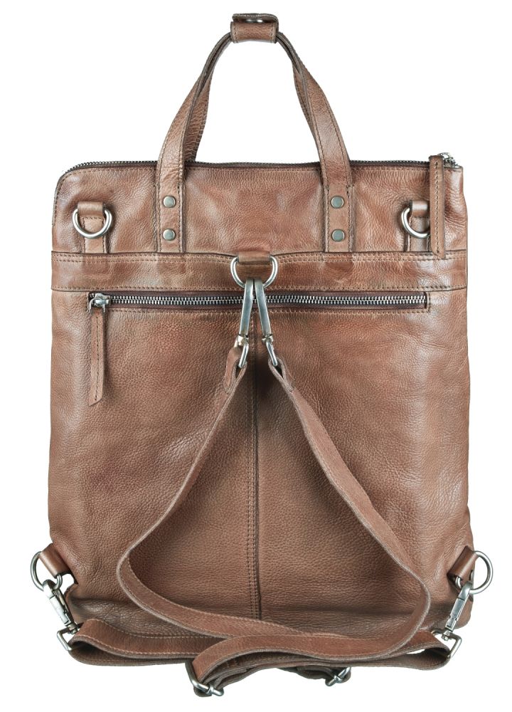 Bull Hunt Shopper Backpack Rucksack taupe #3