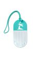 American Tourister Zubehör Luggage Tag X2 Fun Sun Surf Repeat #3