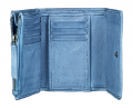 Bull Hunt Midi Flap Wallet-Skyblue #3