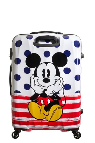 American Tourister Disney Legends Spinner 75 Alfatwist Mickey Blue Dots #3
