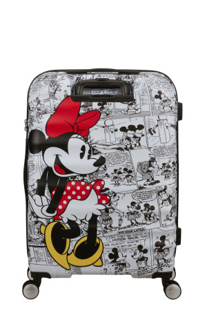 American Tourister Wavebreaker Disney Spinner 67/24 Tsa Disney Fl Minnie Comics White #3