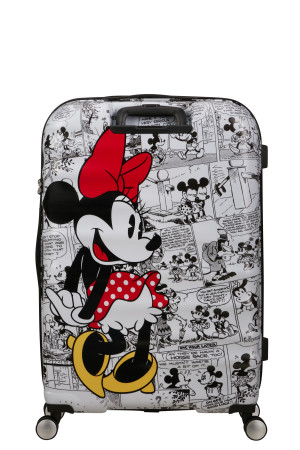 American Tourister Wavebreaker Disney Spinner 77/28 Tsa Disney Fl Minnie Comics White #3