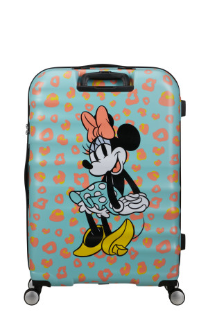 American Tourister Wavebreaker Disney Spinner 77/28 Tsa Disney Fl Minnie Pastel Dots #3