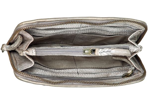 Bull Hunt Zip Wallet-Grey #3