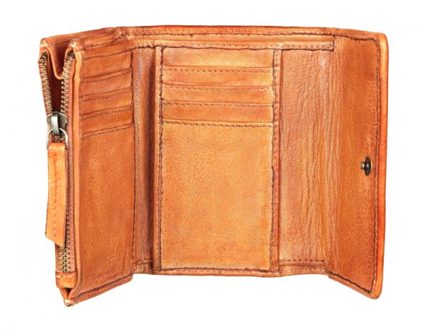 Bull Hunt Midi Flap Wallet-Tan #3