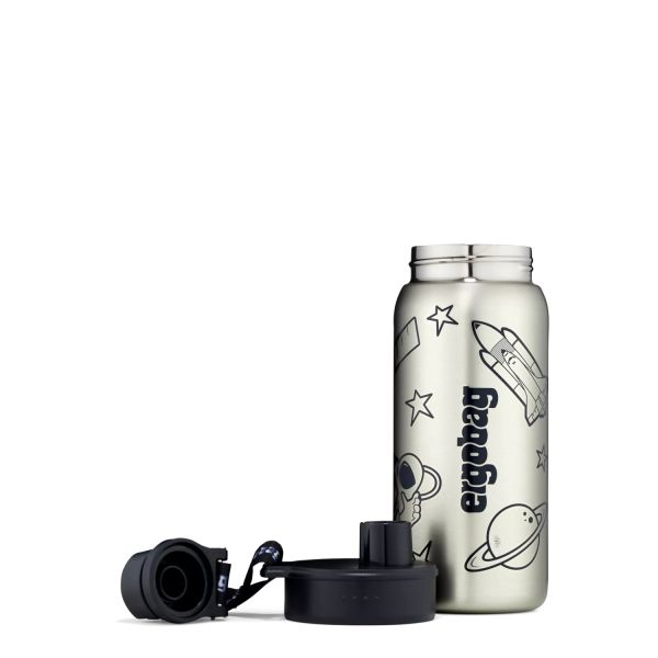 Ergobag Edelstahl Trinkflasche Schwarz #3
