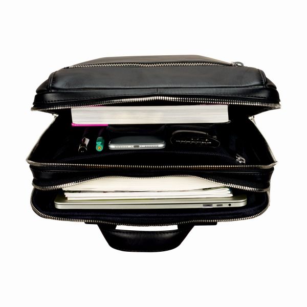 Leonhard Heyden Montreal Businessrucksack Schwarz #3