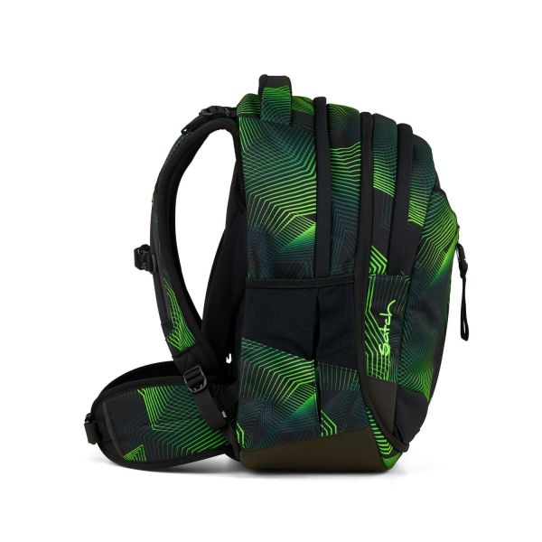 Satch Match Schulrucksack Seismic Green #3