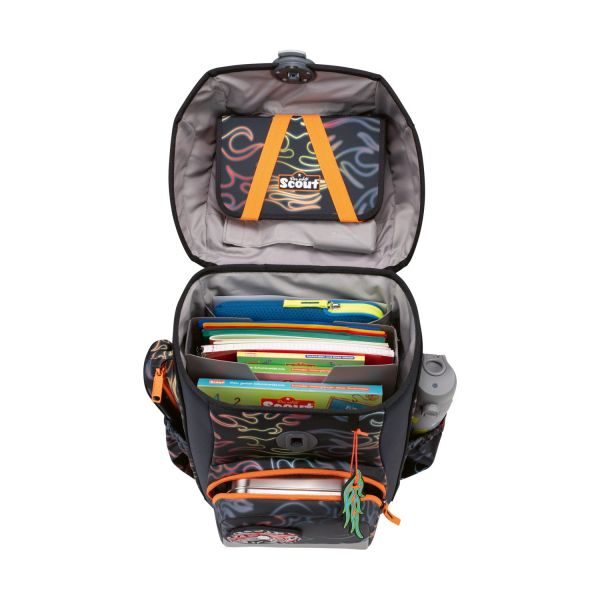 Scout Neo Set Safety Light Schulranzenset Flames #3