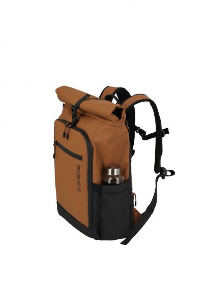 Travelite Briize Backpack M Roll-up Curry #3