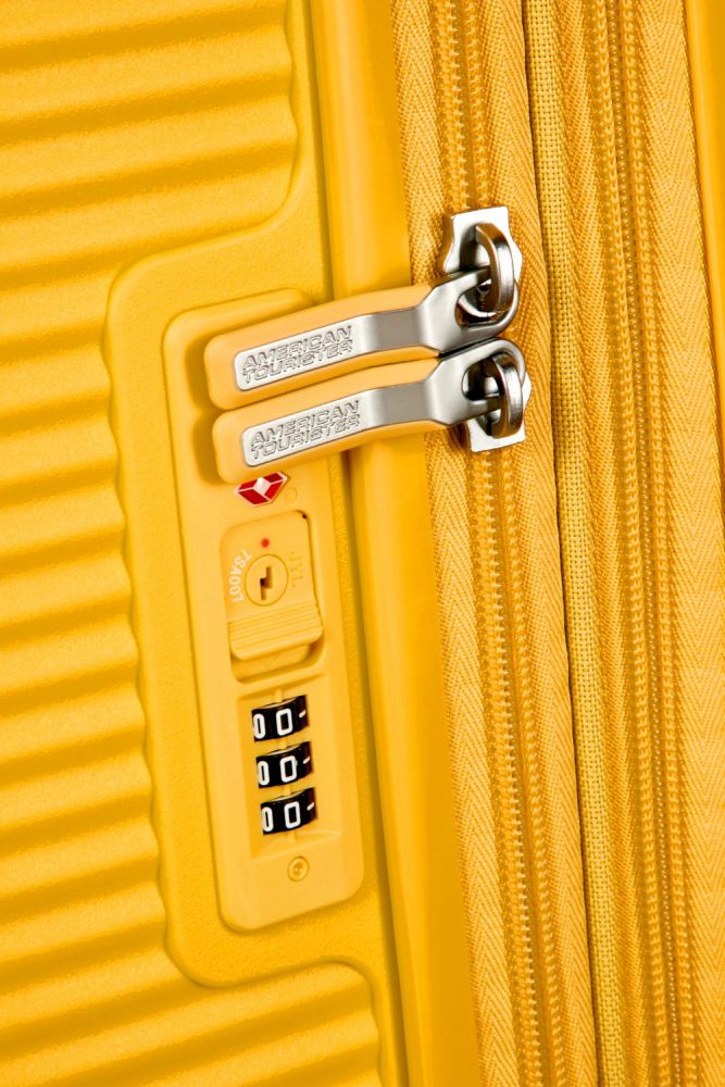 American Tourister Soundbox Spinner 77/28 TSA EXP Golden Yellow #4